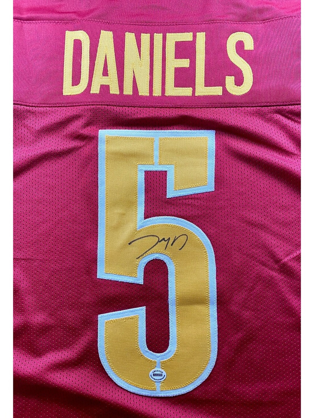 Jayden Daniels Signed Jersey With COA (A46896)